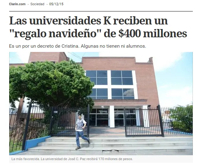 de CFK antes
