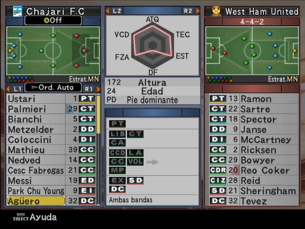 Mi humilde equipito de la Liga Master del PES 6 Mi humilde equipito de la Liga Master del PES 6