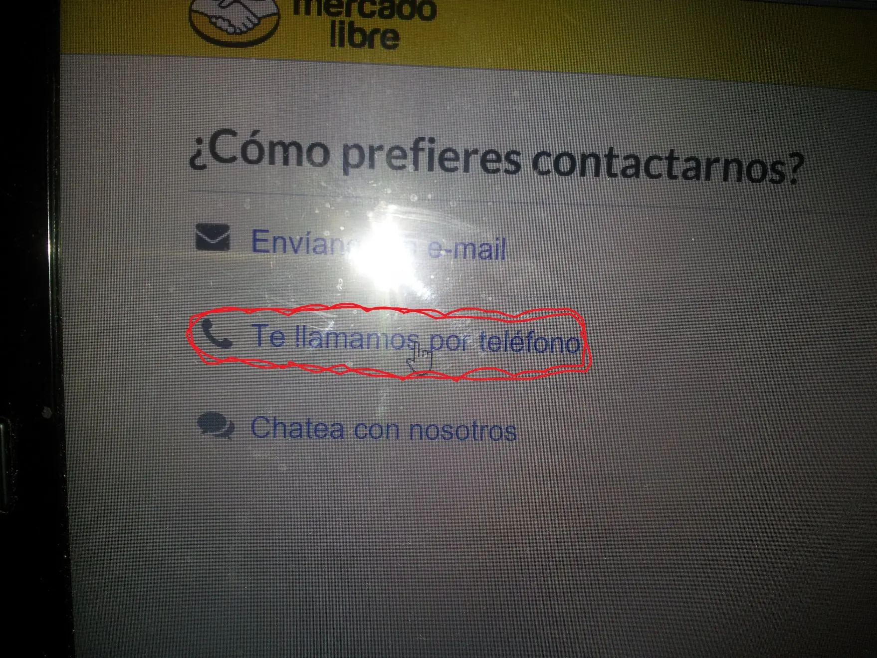 telefonos de mercadopago