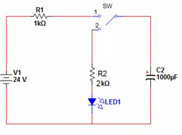 Carga y descarga de un capacitor