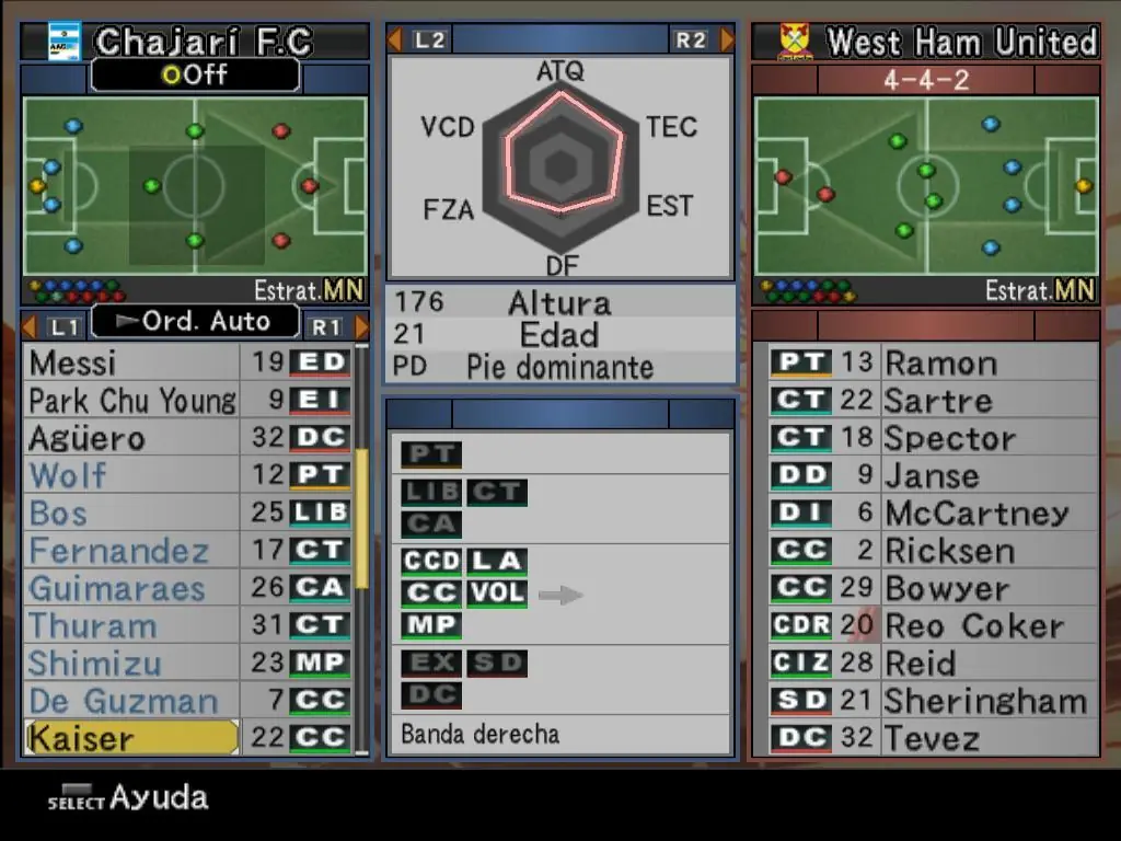 Mi humilde equipito de la Liga Master del PES 6 Mi humilde equipito de la Liga Master del PES 6