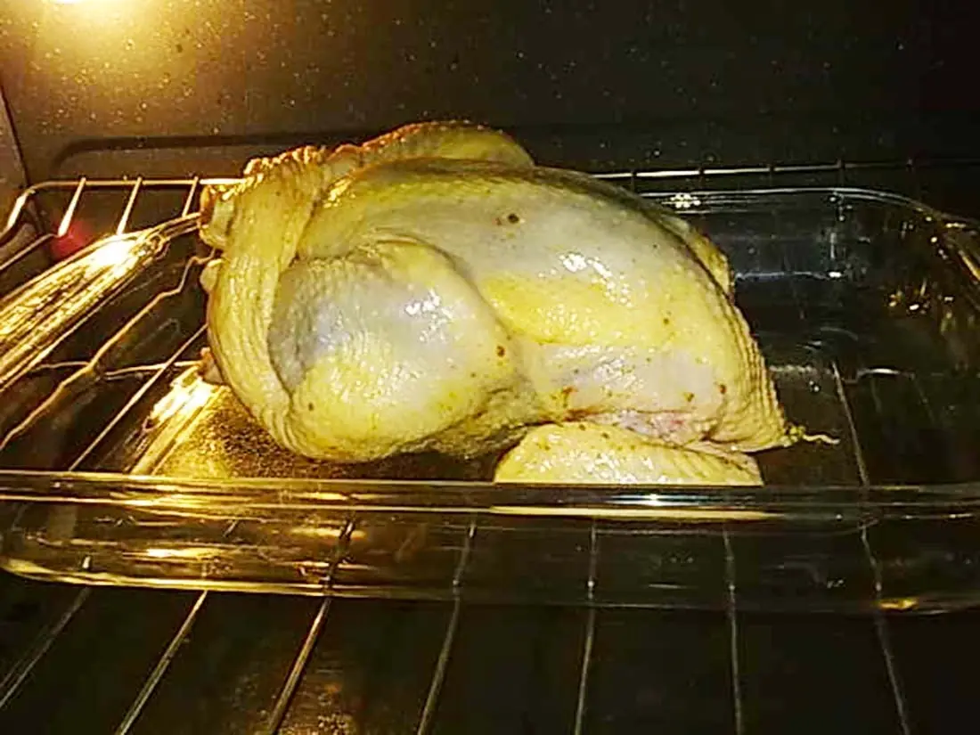 Cena navideña: Pollo rostizado facilísimo-Receta propia