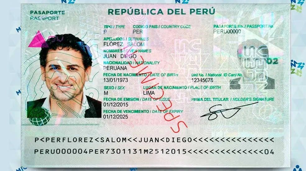 pasaporte biometrico peru