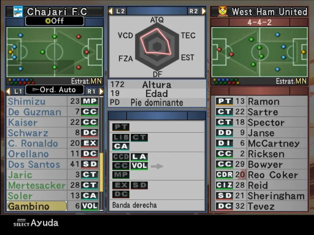 Mi humilde equipito de la Liga Master del PES 6 Mi humilde equipito de la Liga Master del PES 6