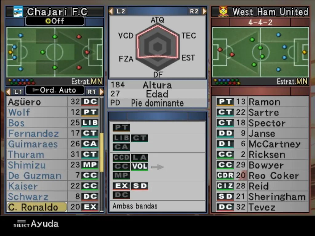 Mi humilde equipito de la Liga Master del PES 6 Mi humilde equipito de la Liga Master del PES 6