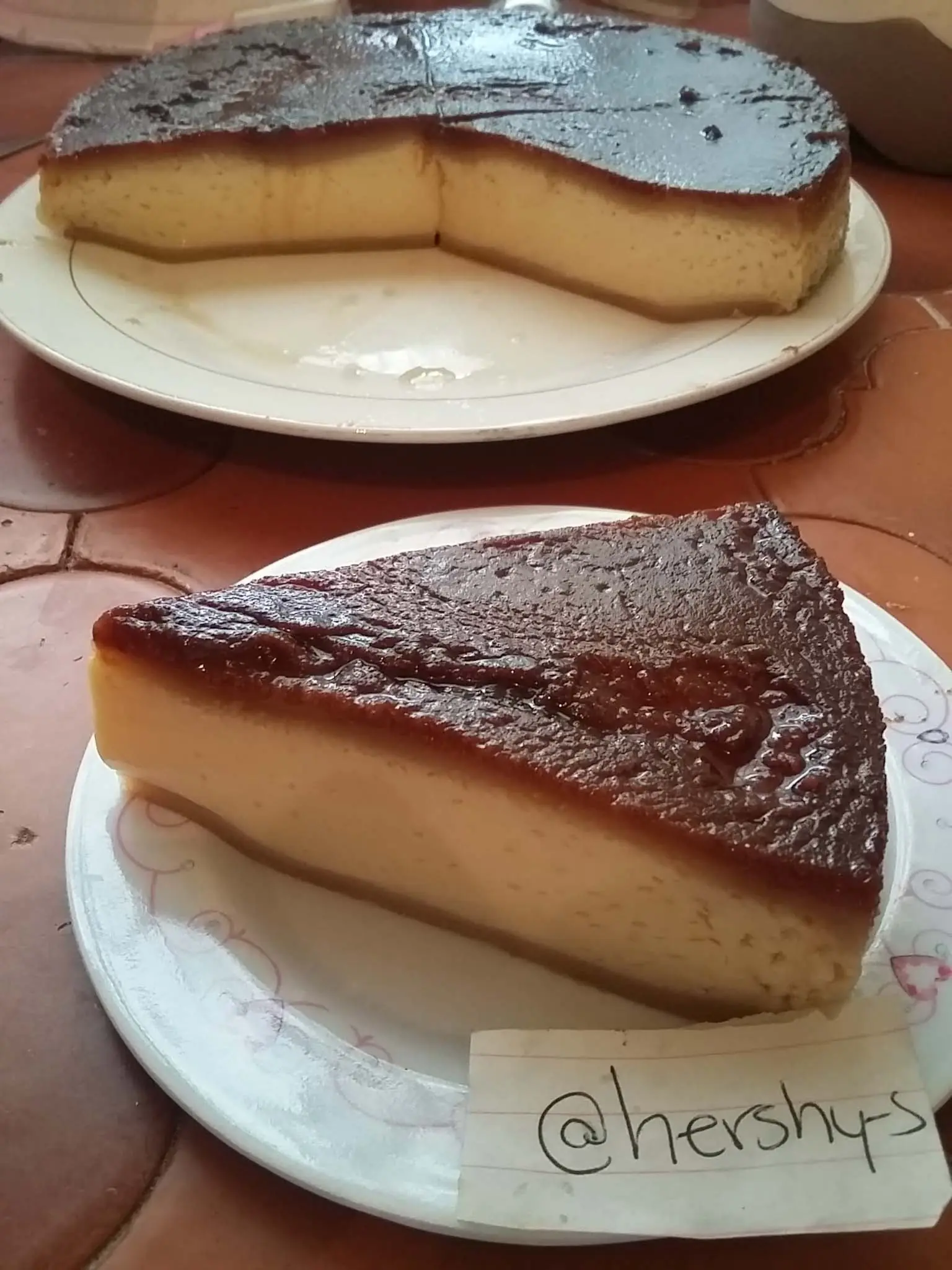 flan de galletas