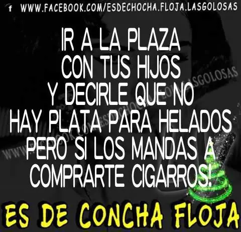 Es de concha floja