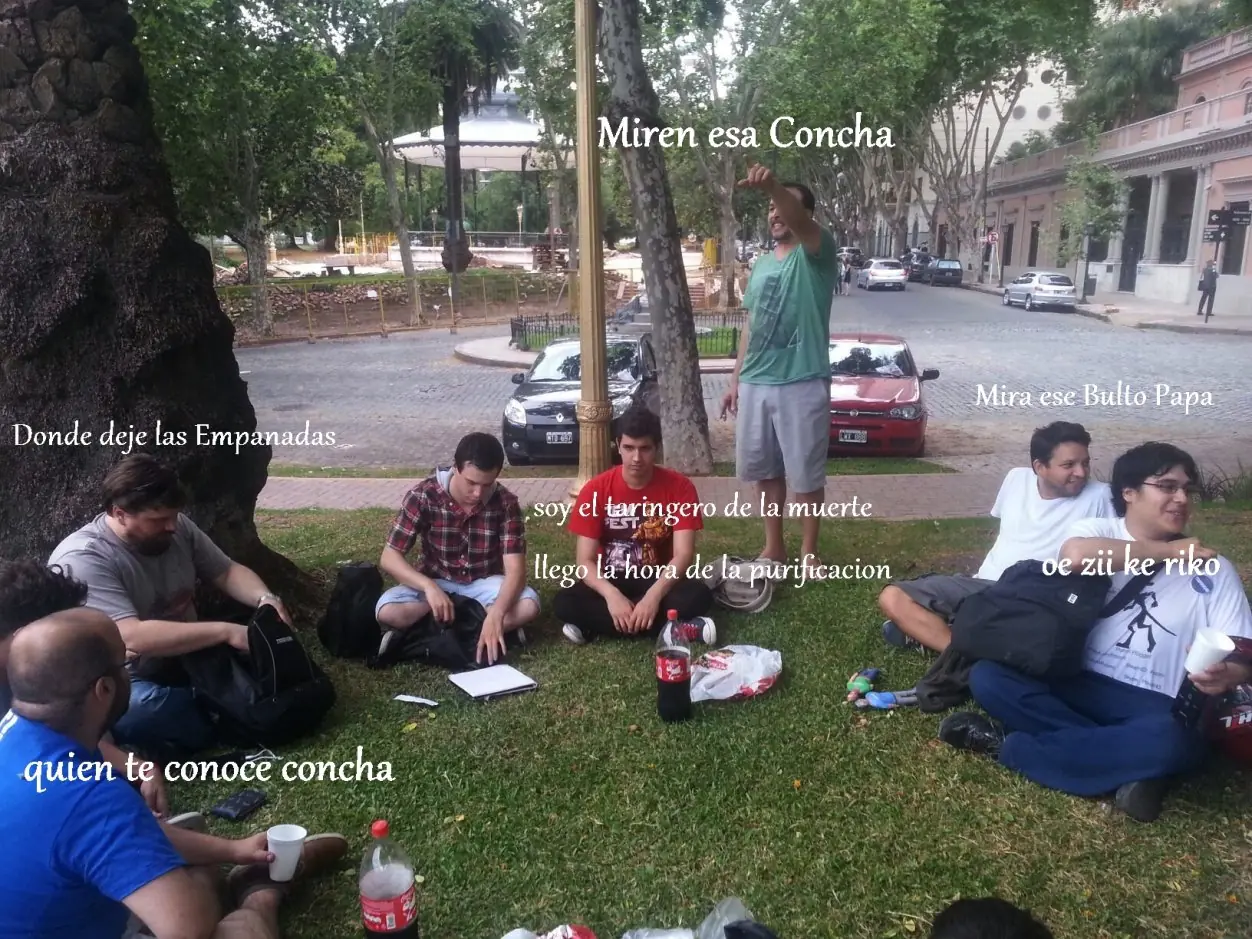 Juntada taringuera: Empezaron los memes
