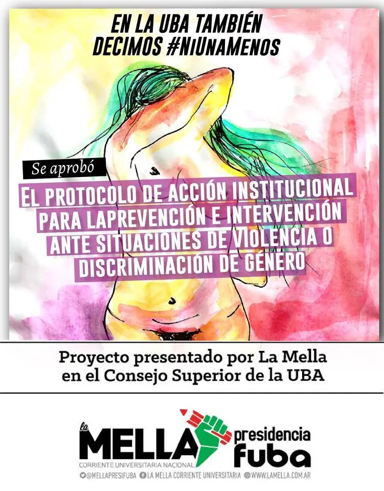 Femibolches imponen su nuevo Protocolo en la UBA Femibolches imponen su nuevo Protocolo en la UBA