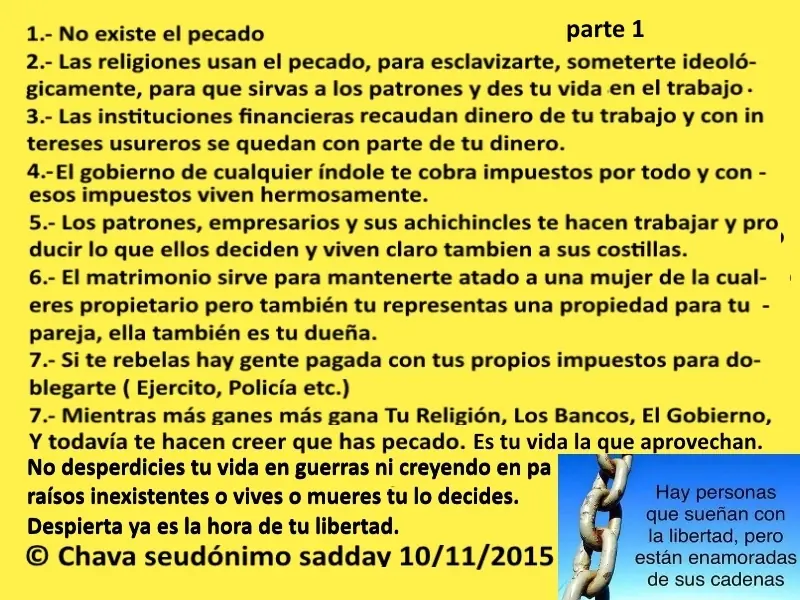 Acerca del pecado Sadday