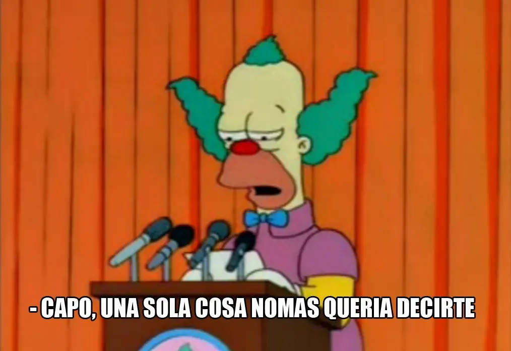 Krusty se va de Taringa!