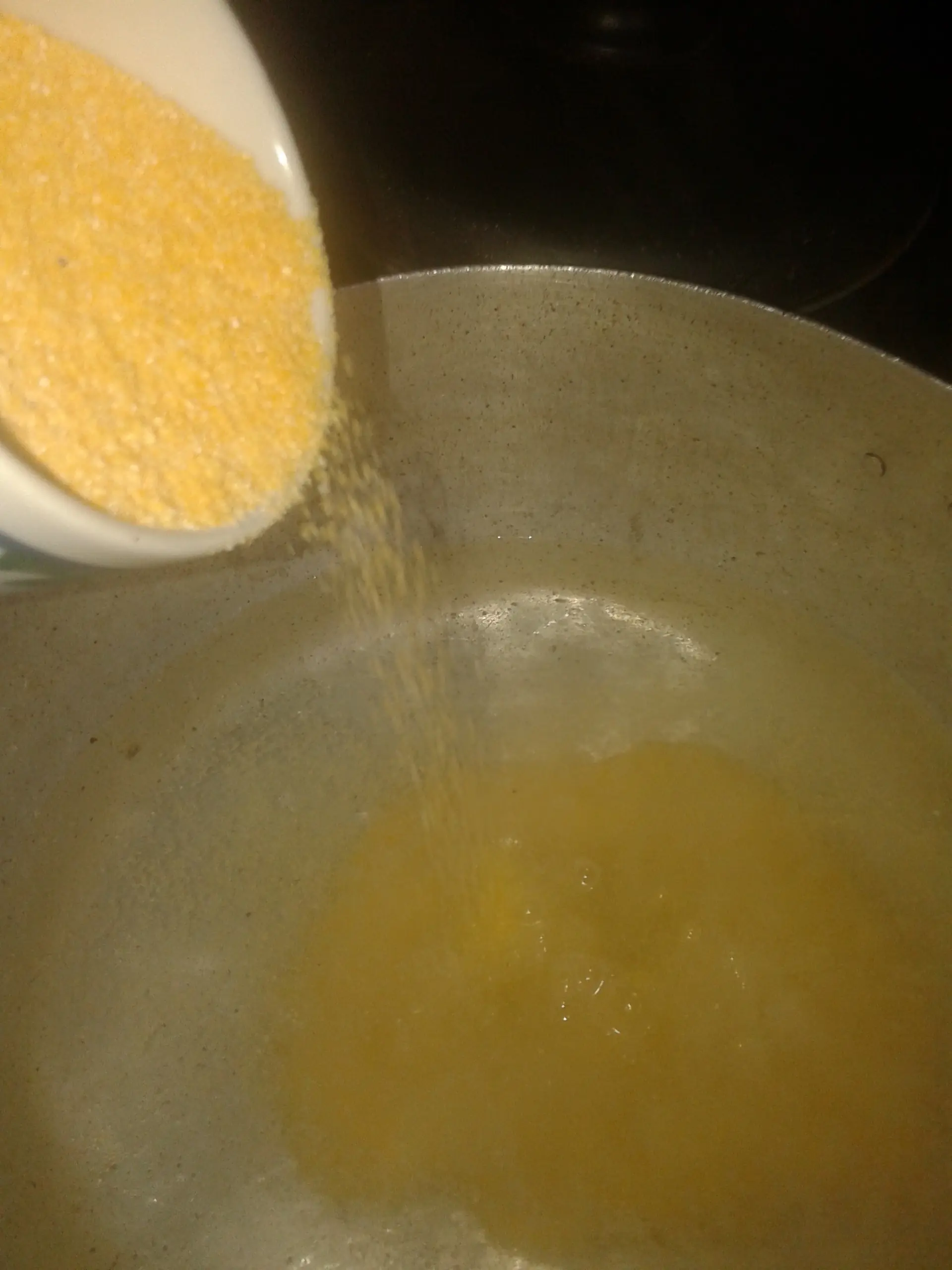 Polenta con queso