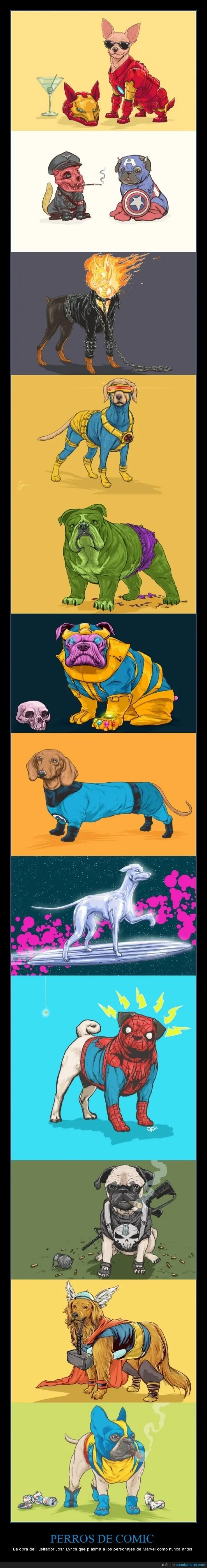distintas versiones de superheroes de los comics parte 1