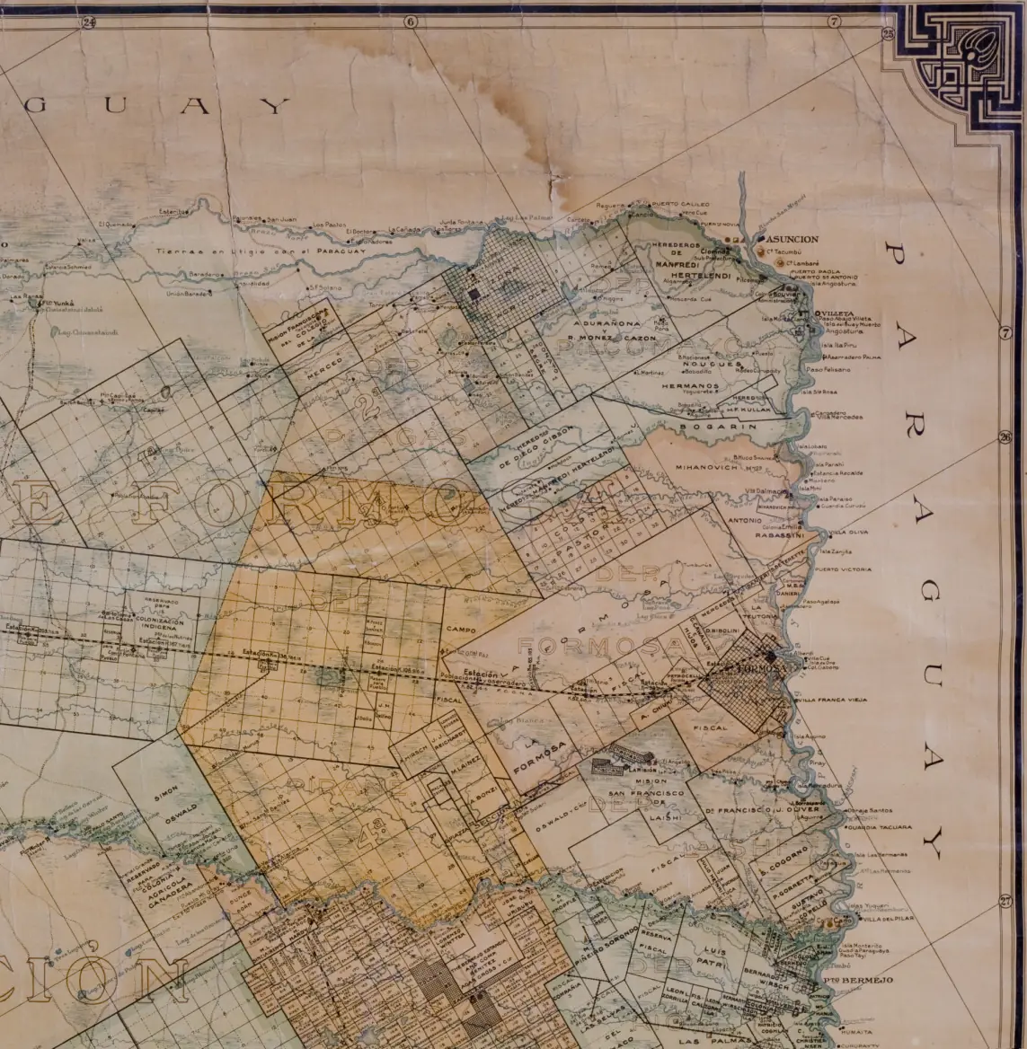 Mapa Faure, Enrique H. -1918