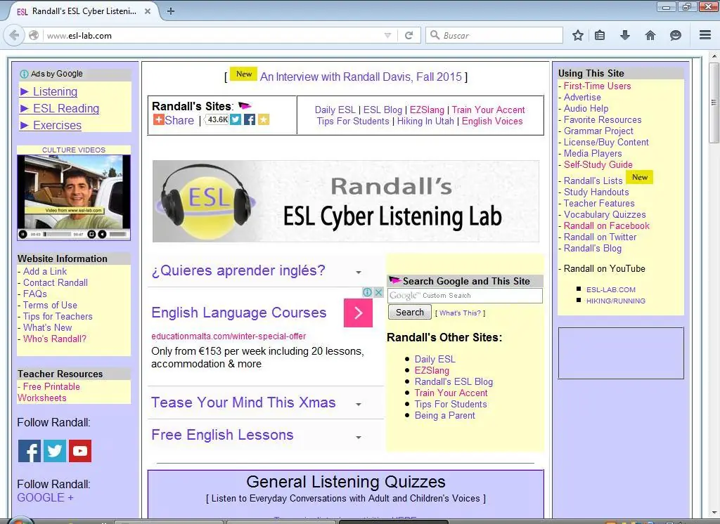 ejercicios de listening