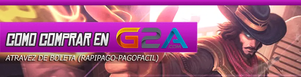 Comprar Juegos BARATOS por boleta (Rapipago) - G2A