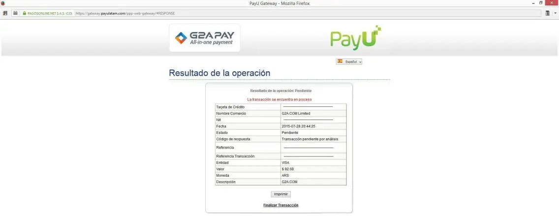 comprar en pesos