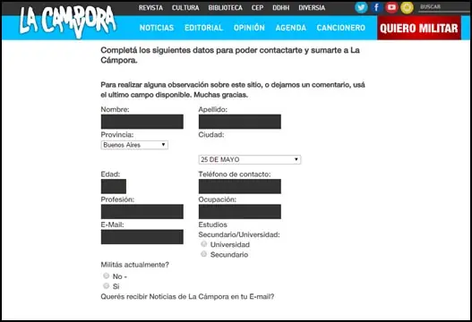 Cómo recluta jóvenes la Campora