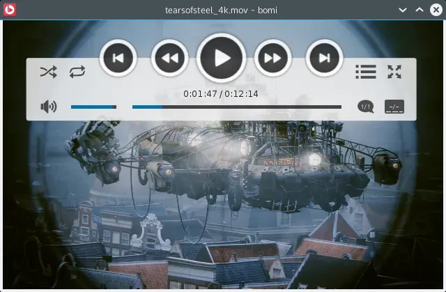 Bomi: un reproductor multimedia poderoso pero sencillo