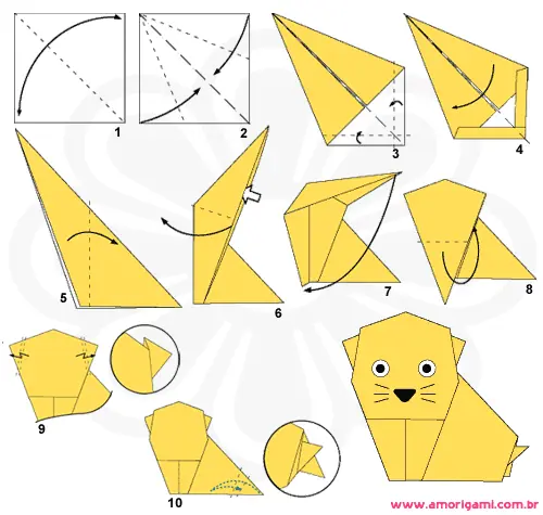 Aprende a hacer algunos Origamis