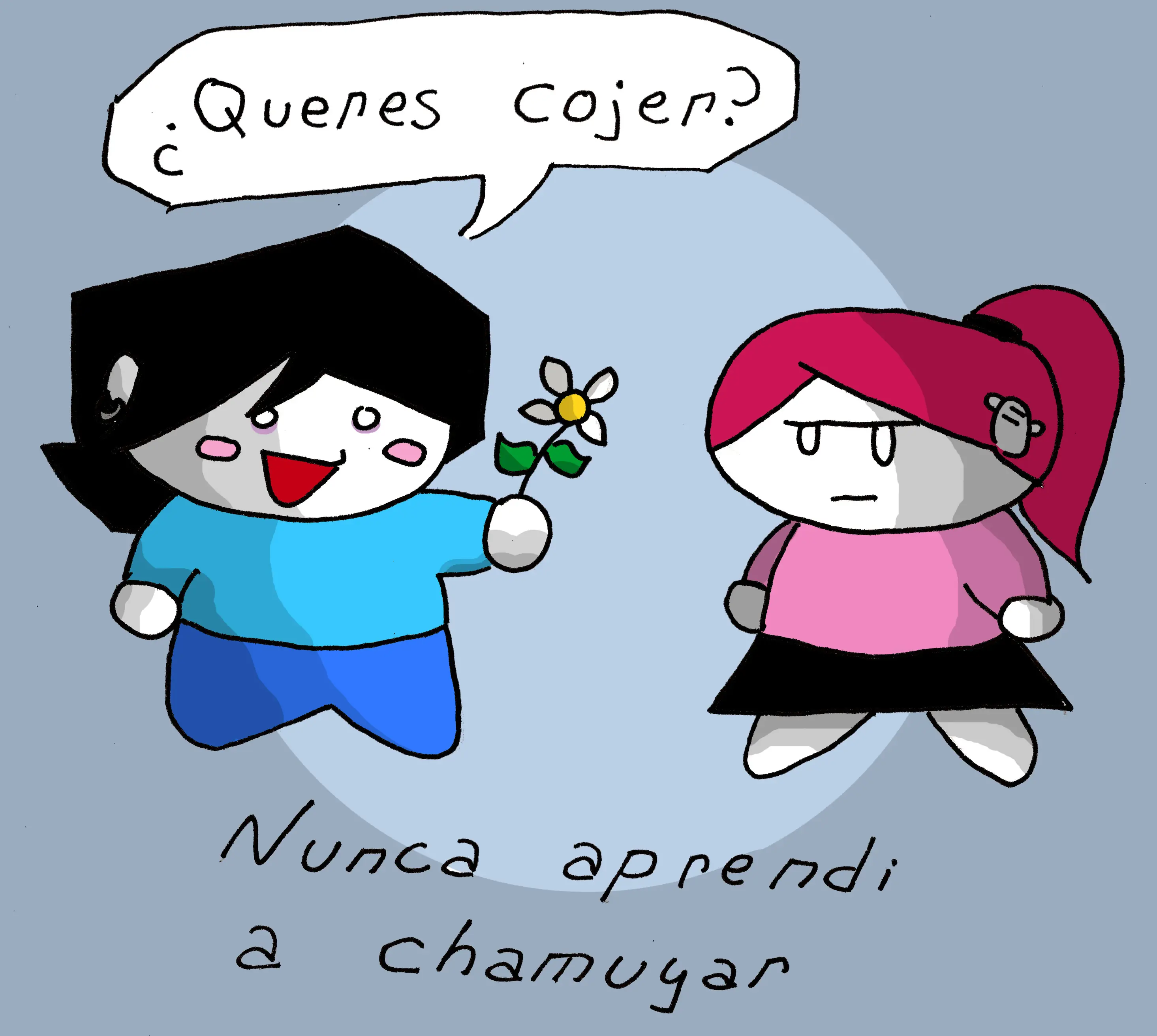 Hace 6 años que vivo con un dibujito.