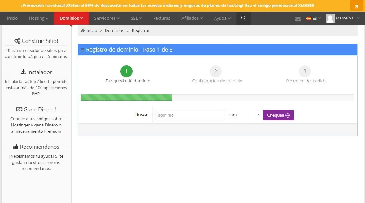 Dominio de tu web (.com) con bits! Pasa lince te digo como