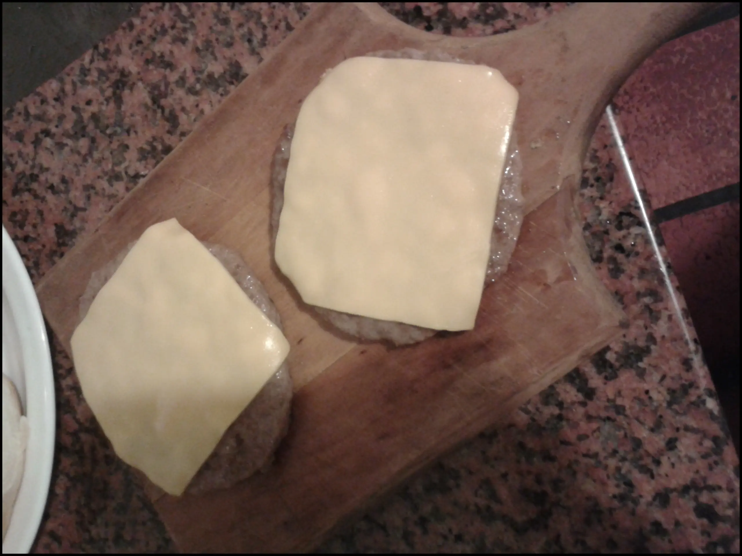 Cuarto de libra con queso casera