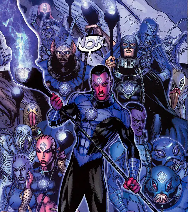 anillos de linterna verde