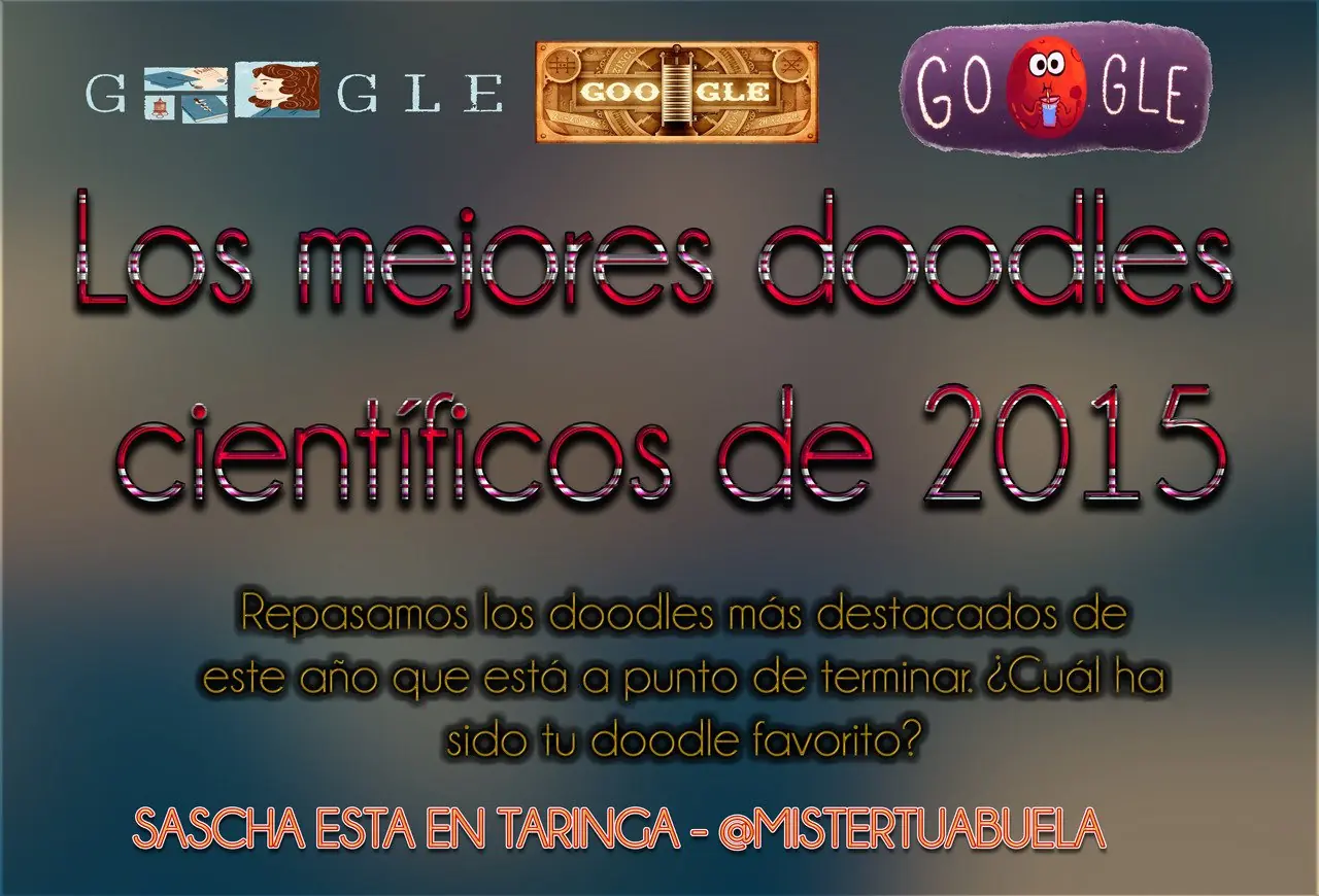 Los mejores doodles científicos de 2015