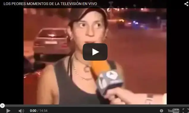 Bloopers de la tv