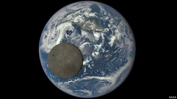 La Nasa revelo el lado oscuro de la Luna