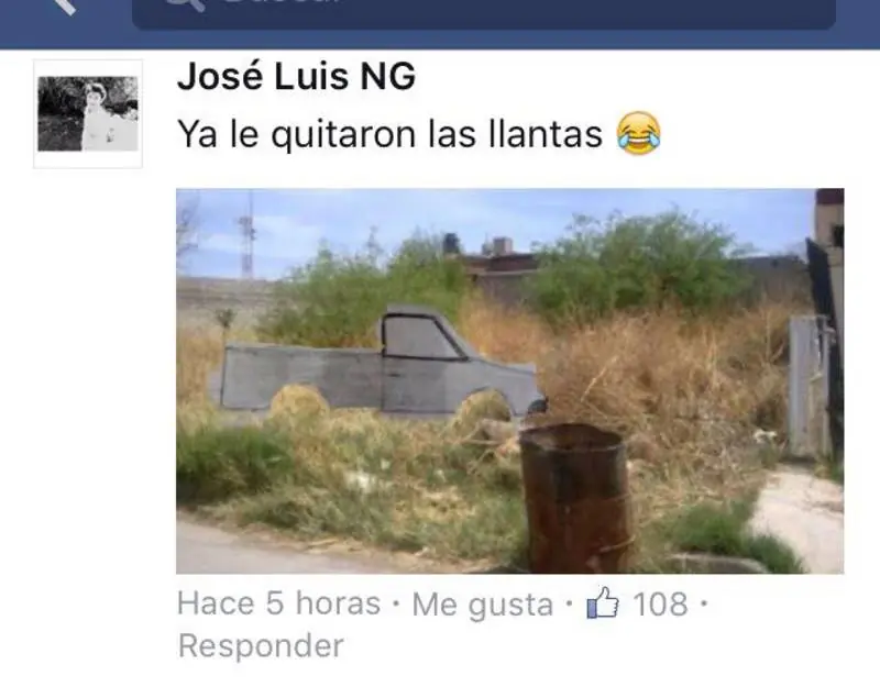 la camioneta robada