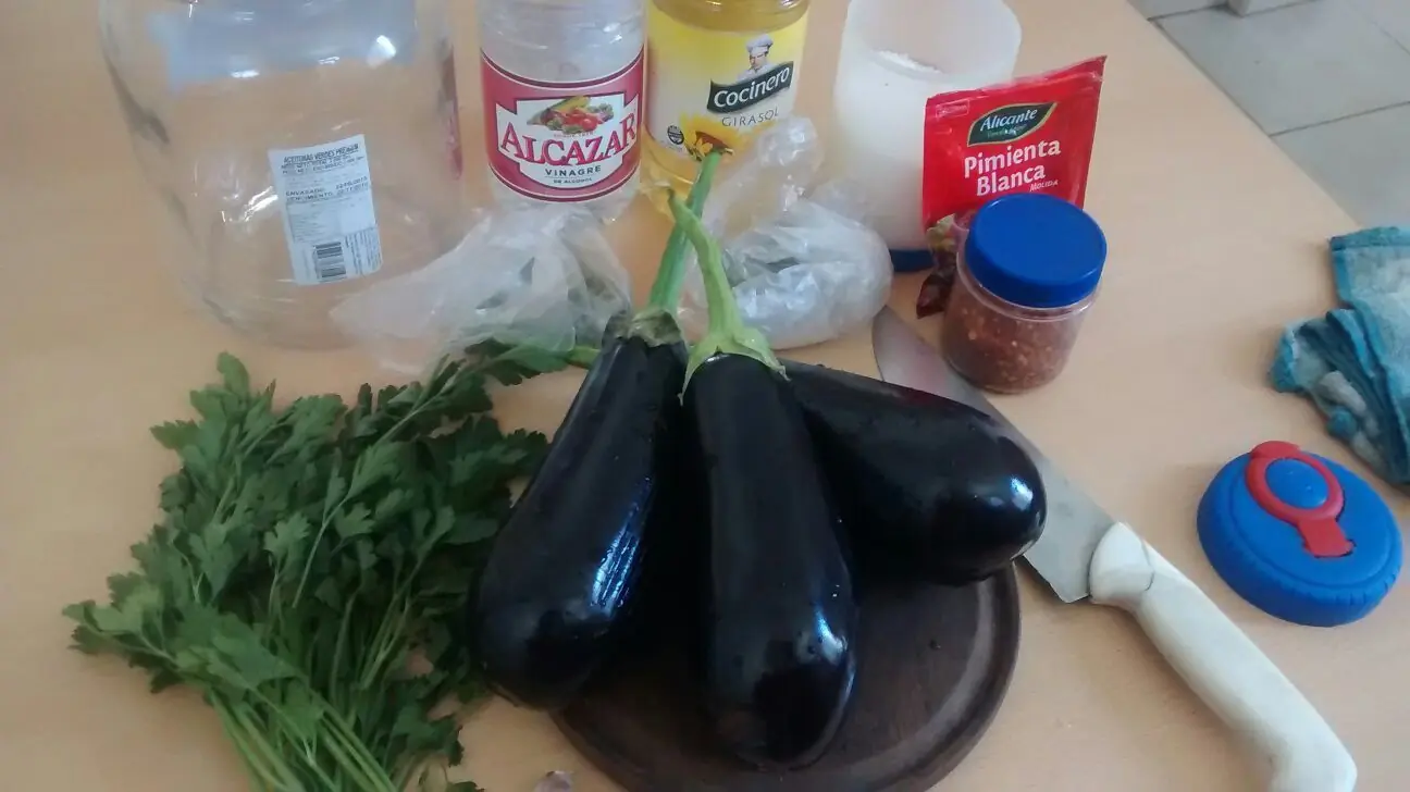 Para las fiestas - Escabeche de Berenjenas