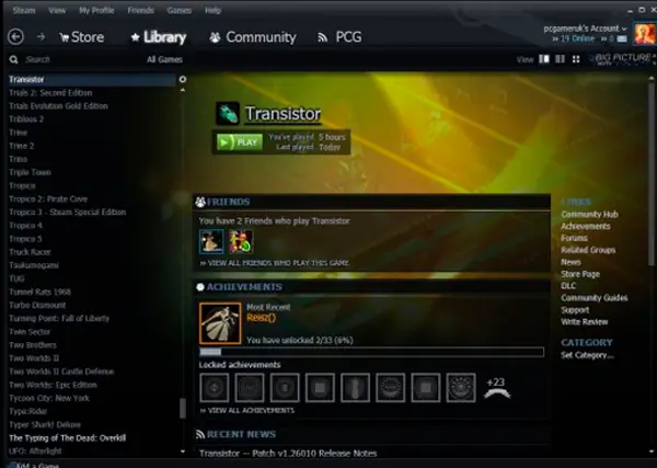 steam