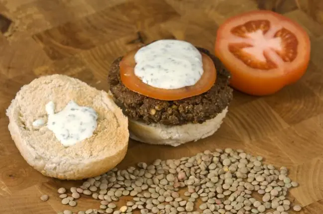 Hamburguesas de lentejas