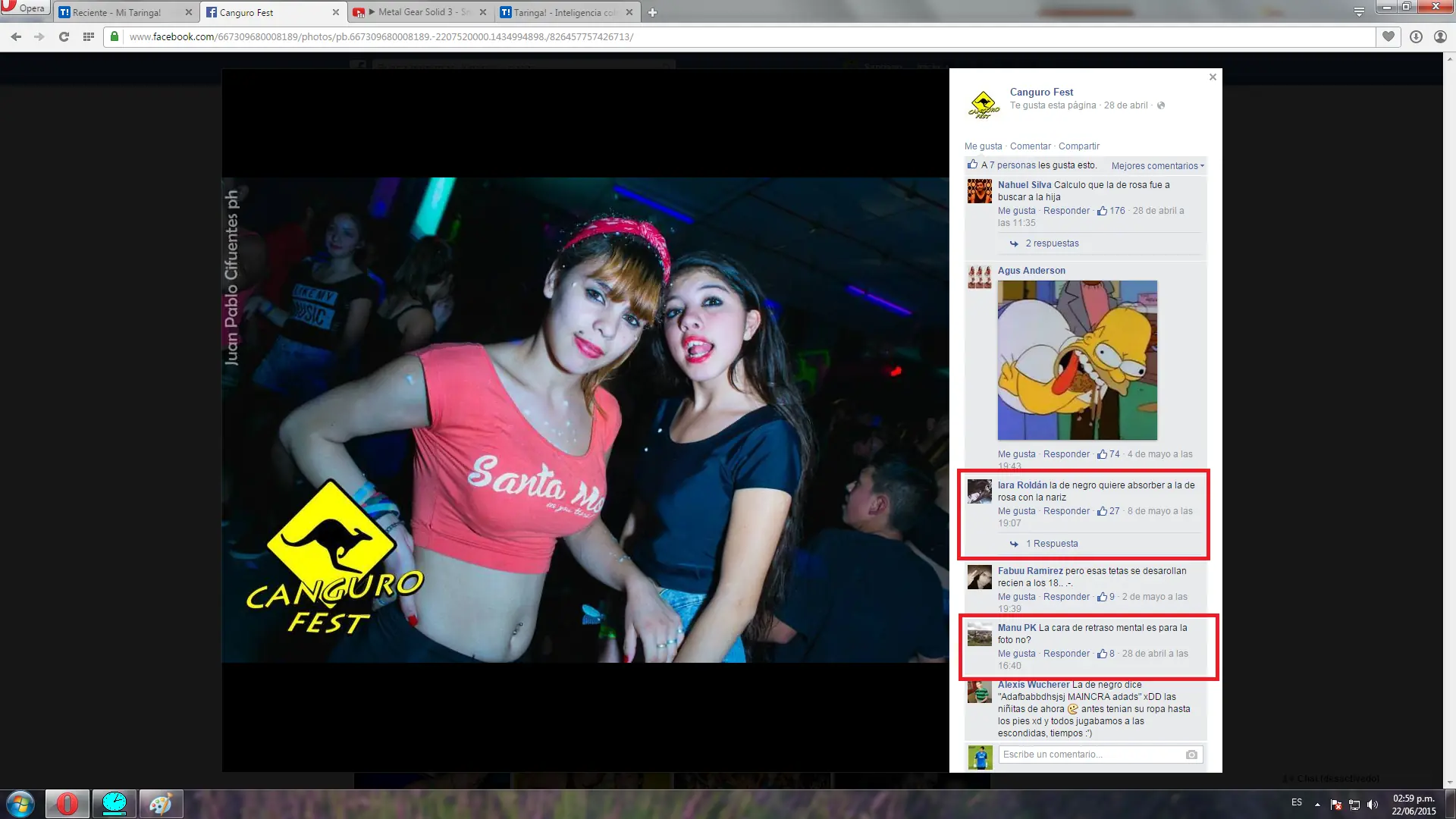 Cagate de risa, discoteca de Tadingas
