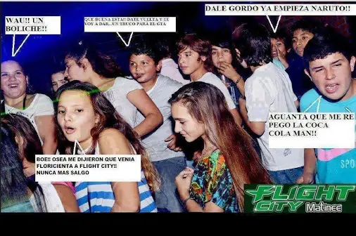 Cagate de risa, discoteca de Tadingas