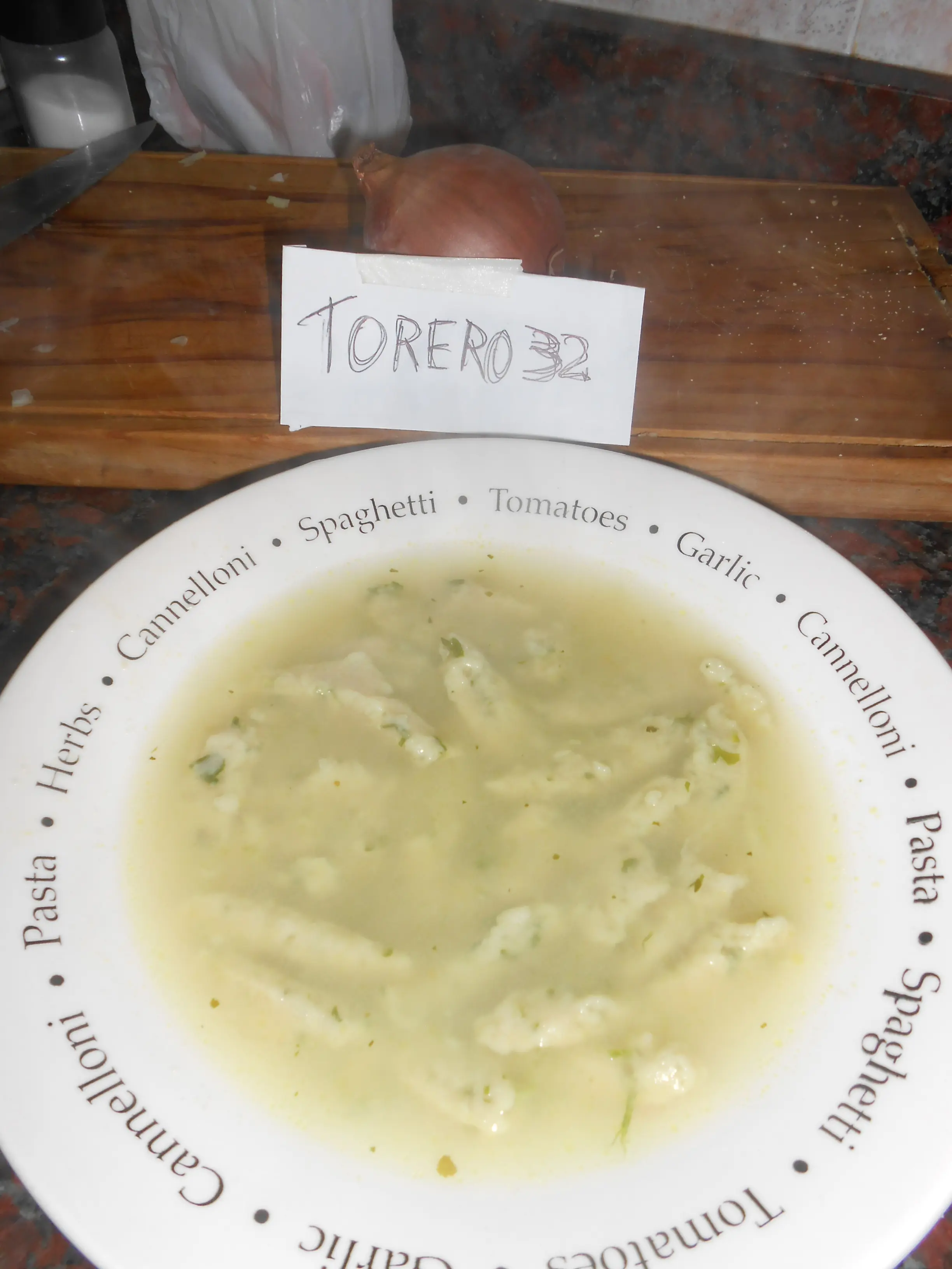 como hacer sopa de noquis