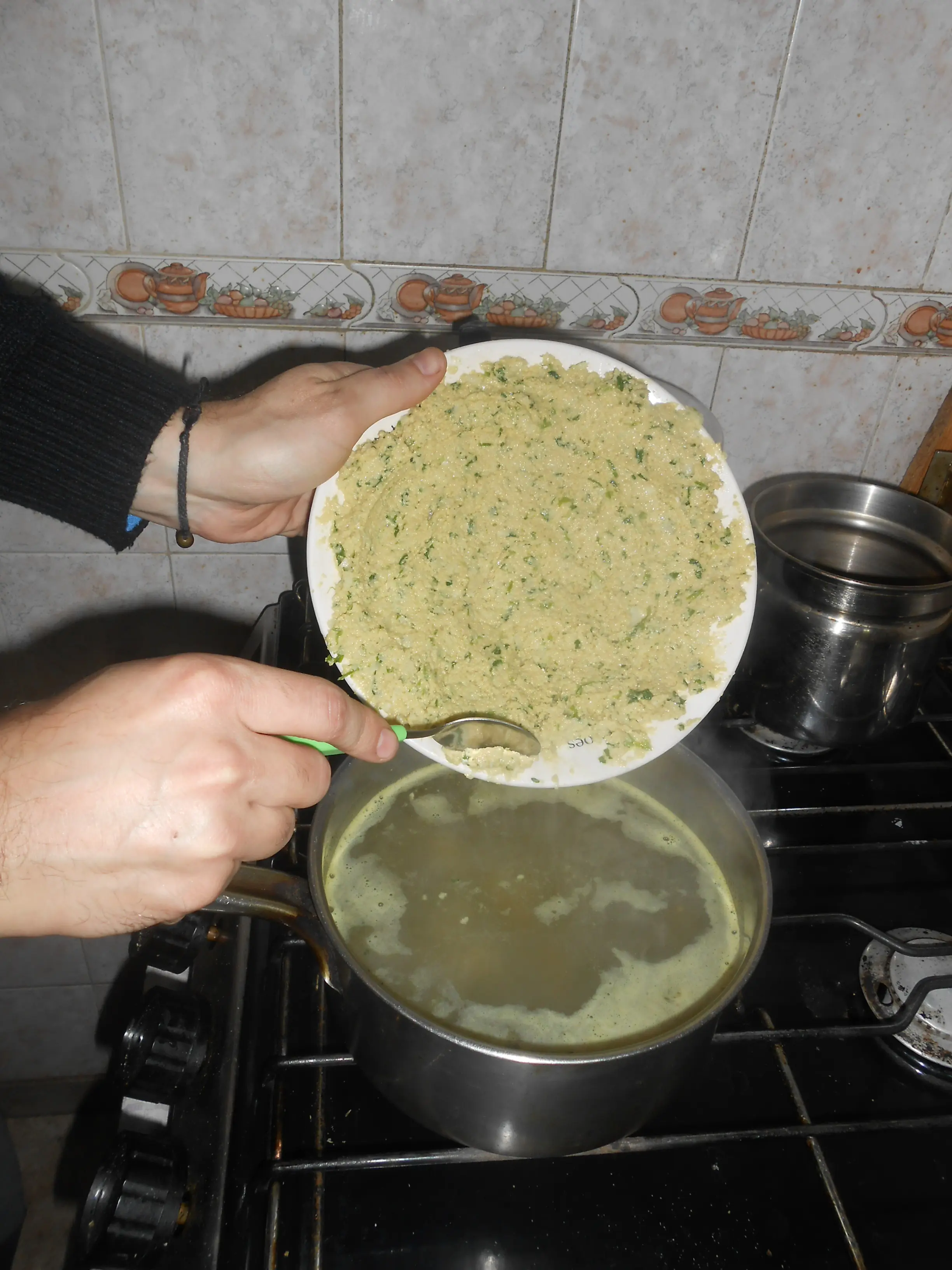como hacer sopa de noquis