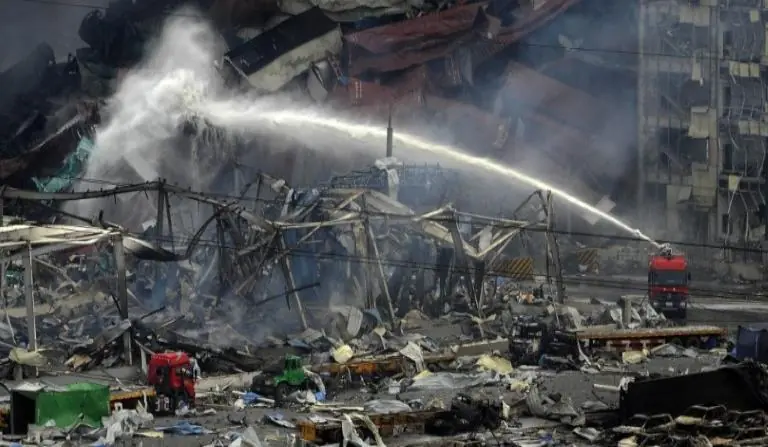 Explosiones masivas en China