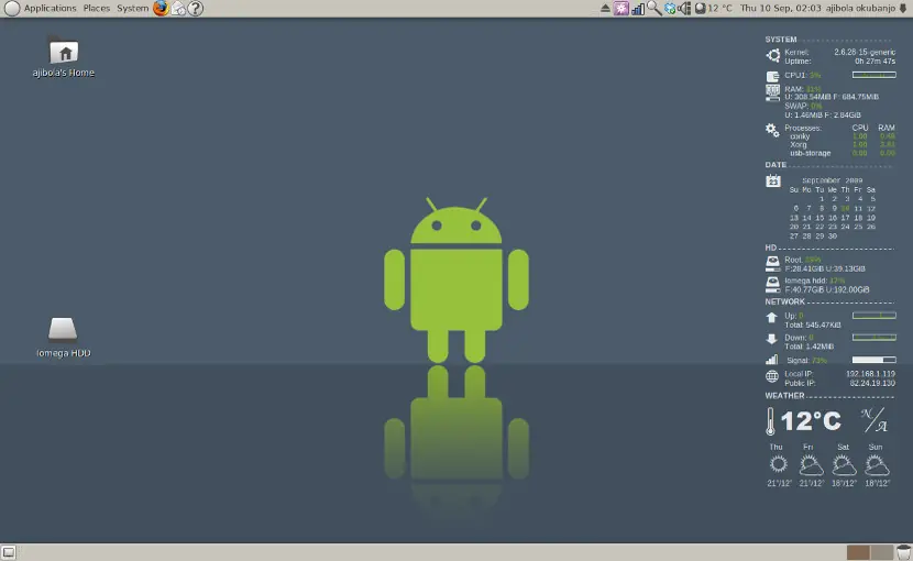 Conky, un monitor de sistema muy ligero
