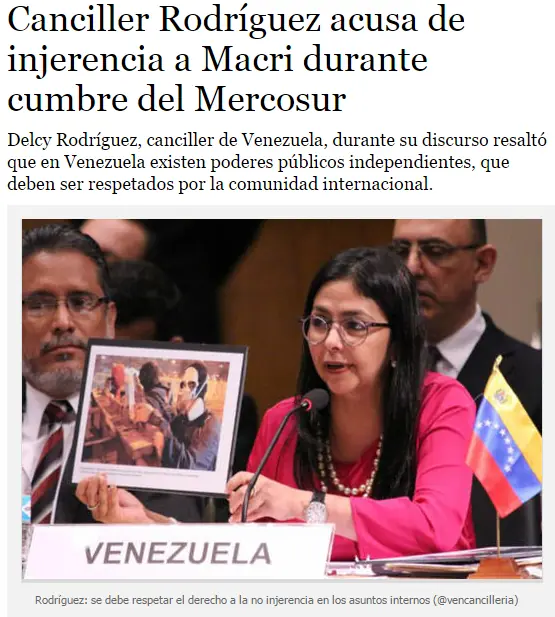 Amigos Argentinos, perdón por esto.