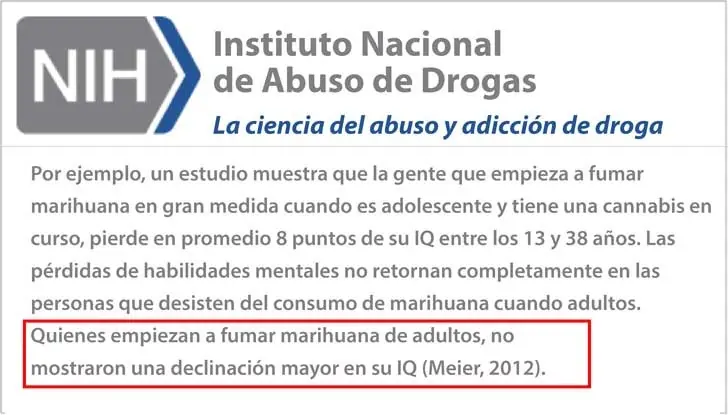La Marihuana es mala! Hagamosla Top!