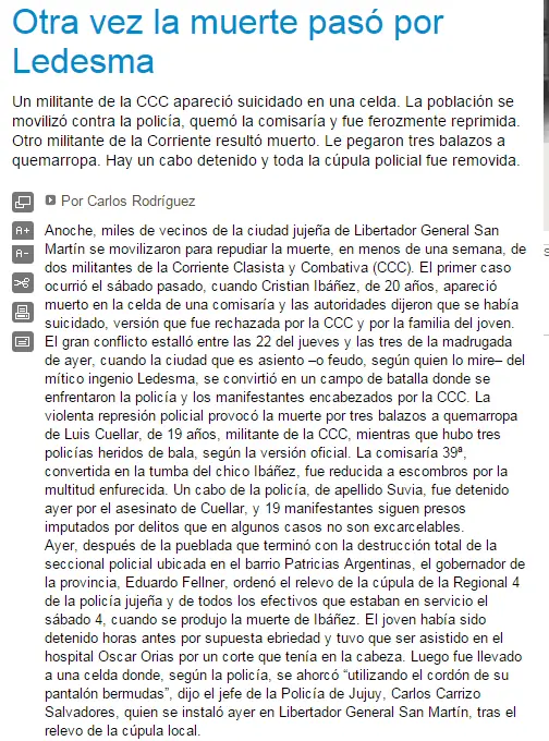 Hagamos top la represión de los K [Top Post]