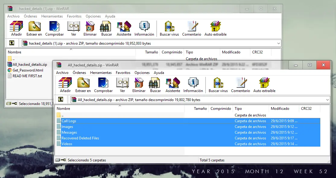 leer los mensajes de alguien mas