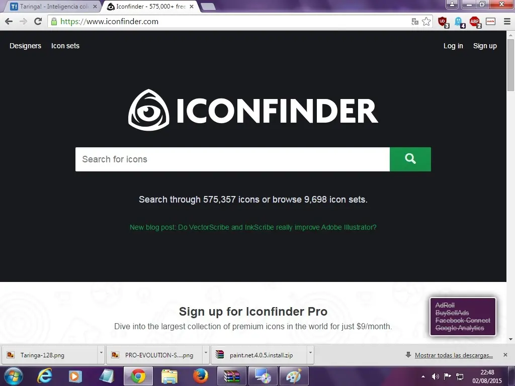 Como Descargar Iconos De IconFinder Gratis