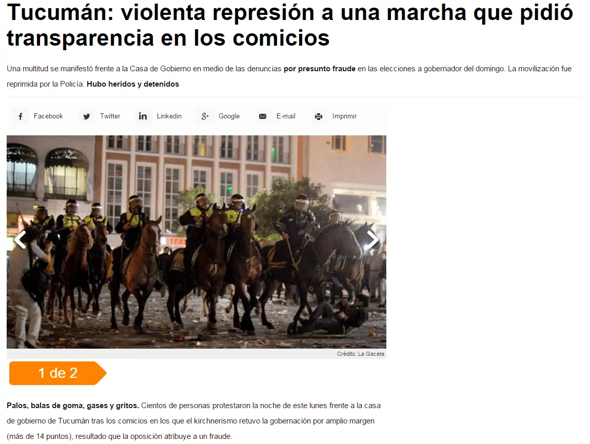 represion