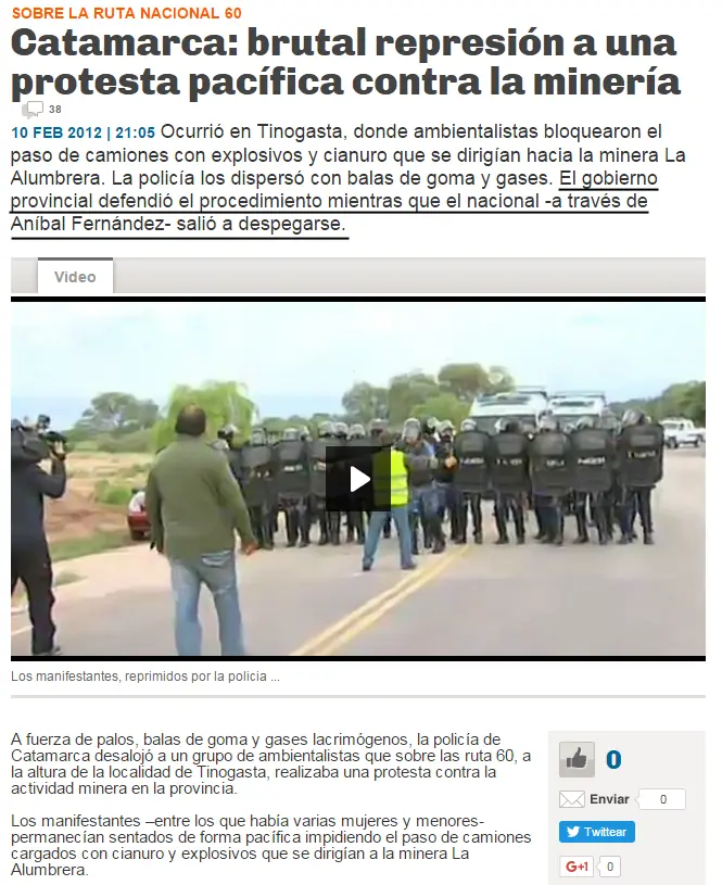 Hagamos top la represión de los K [Top Post]