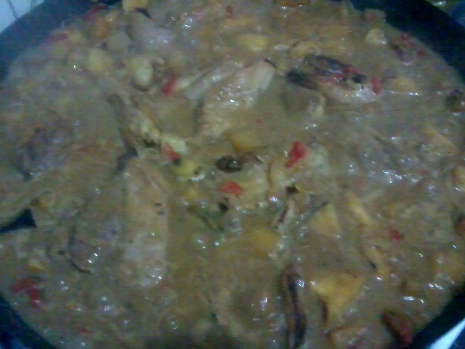Bondiola con batatas y miel al disco de arado