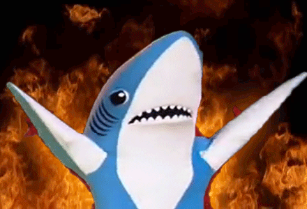 Yo te banco Left Shark